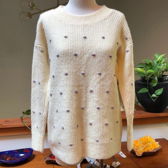 Lou and Grey for Loft Ivory Sweater - Picture 1 of 5